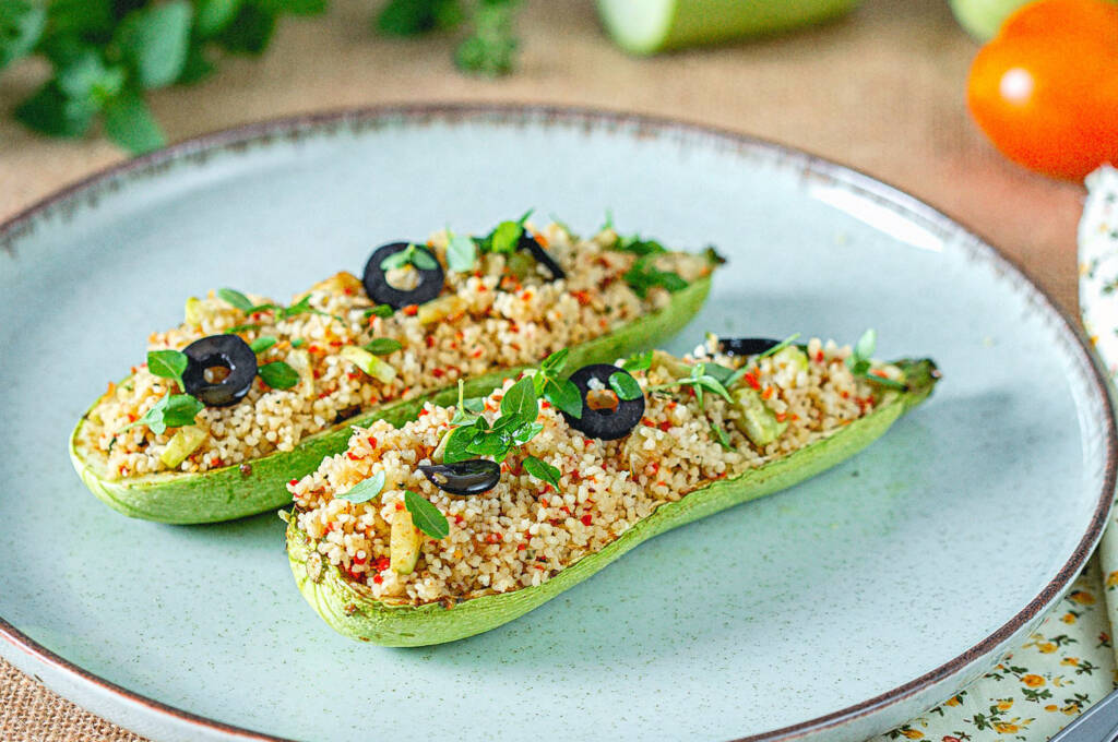 Calabacin Relleno Couscous Fotoweb