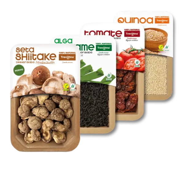 Ingredientes trevijano deshidratados