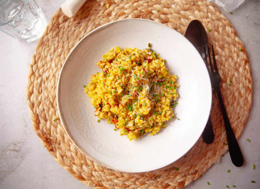 Receta Risotto azafran facil