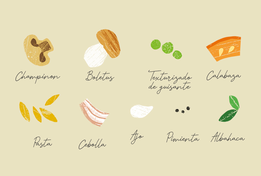 Plantbased Ingredientes Pastasetas