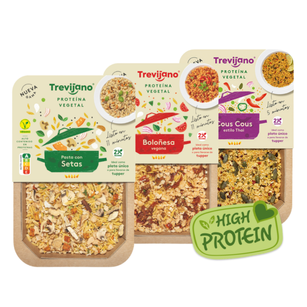 Proteina Vegetal Treviajno Guisante Texturizado Platos