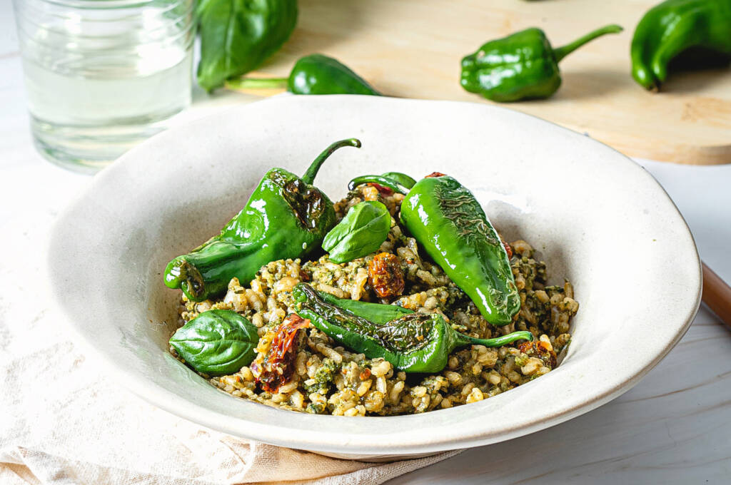 Risotto Toscana Pimientos Padron