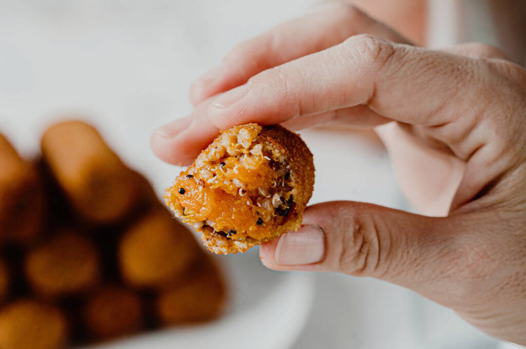 Croquetas Veganas Quinoa Boniato