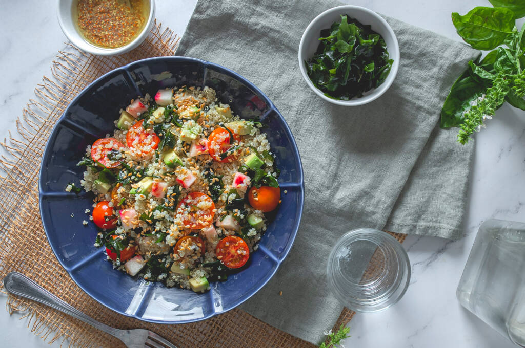 Recetas Alga Wakame Quinoa Ensalada